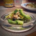 inyako's cooksnap of when they made ネギ塩ゴーヤ.
