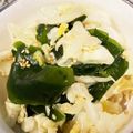 さこあ's cooksnap of when they made キャベツとワカメのナムル.