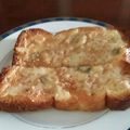 へのへのもへの's cooksnap of when they made ピーナツバターとチーズのトースト☆.