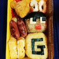 あっちゃん0110's cooksnap of when they made ミラクルぐっち キャラ弁に♪.