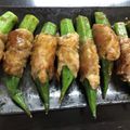 ★SaRiO★'s cooksnap of when they made オクラの豚肉巻き.