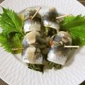 ヌーシ's cooksnap of when they made ヘルシー梅茗荷大葉を巻いた鰯のレモン蒸し.