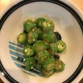 ちはるき27's cooksnap of when they made オクラのごまあえ.