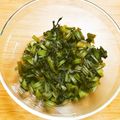 pnkdiamond's cooksnap of when they made かぶの葉で簡単！ご飯が進む１品.