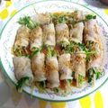 愛音‐aine‐'s cooksnap of when they made 豆苗ともやしの豚ロース巻き.