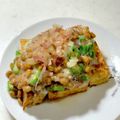 ♪ゆかたん♡'s cooksnap of when they made 厚揚げのさっぱりネバネバ納豆ソースがけ.