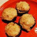 ヨｳちゃん's cooksnap of when they made オーブントースターで作る椎茸の肉詰め.