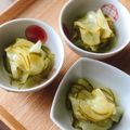 クックゆ〜ほキッチン's cooksnap of when they made 簡単：レンジ５分：きゅうりのピクルス.