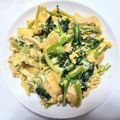 pucyipan's cooksnap of when they made 小松菜卵とじ♪簡単薬膳卵丼半熟卵.