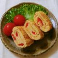 monuvalley's cooksnap of when they made プチトマトでコンソメ味の卵焼き♡.