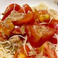 こがしママ's cooksnap of when they made 簡単‼♪ツナとトマトの冷製パスタ♪.