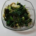 クックHHXD63☆'s cooksnap of when they made 【モロヘイヤ&アボカド】わさび醤油和え.