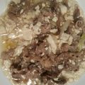 ファニちゃん's cooksnap of when they made 節約おかず☆韓国風牛肉のあんかけ豆腐.