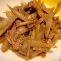 クック10VKHQ☆'s cooksnap of when they made 牛肉とゴボウの炒め物.