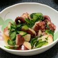 年中ねぼすけ's cooksnap of when they made きゆうりとタコの酢の物.