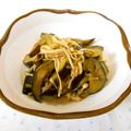 ＠迷子＠'s cooksnap of when they made ナスとエノキのゴマ油炒め.