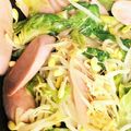 やえまりも's cooksnap of when they made 魚肉ソーセージのカレーマヨ炒め.