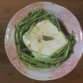 クック1FX93J☆'s cooksnap of when they made つわり中♡さっぱり豆苗レンジ湯豆腐.