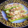 ひさかた's cooksnap of when they made 基本のズッキーニボート.