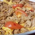 クック9I394S☆'s cooksnap of when they made 豚肉とトマトのふんわり卵炒め.
