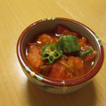 もんしゅしゅ's cooksnap of when they made オクラと刻みトマトで♪和風マリネ風お浸し.