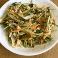 クックTopMfld's cooksnap of when they made ゴボウと水菜のツナマヨ炒め.