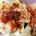た。そ。's cooksnap of when they made レンチン♡キャベツﾀﾞｹお好み焼き.