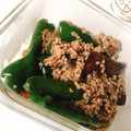 じゅじゅこ，'s cooksnap of when they made 茄子とピーマンの和風鶏そぼろあんかけ.