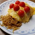 junkomugi's cooksnap of when they made 王蟲ライス！！（オムライス）.