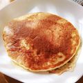 baegopa's cooksnap of when they made 糖質５０％オフ！ふんわりおからパンケーキ.