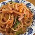 へそ曲がりクック's cooksnap of when they made 簡単ナポリタン.