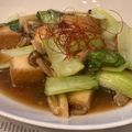 しし師匠's cooksnap of when they made 厚揚げとキノコとチンゲン菜のうま煮.