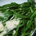ゲーナがんも's cooksnap of when they made 和えるだけ！水菜のパルメザンチーズサラダ.