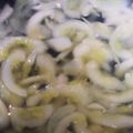 himhima72's cooksnap of when they made 太きゅうりのすましあんかけ汁.