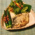 yesmama's cooksnap of when they made 夏野菜！オクラの納豆サンド♪.