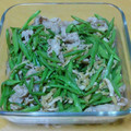 悠季 恵's cooksnap of when they made ささげと油揚げと豚バラ肉の炒め物.