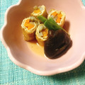 yesmama's cooksnap of when they made ️ごぼうとにんじんのクルクル信田巻き.