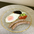 ☆こまっと☆'s cooksnap of when they made 目玉焼き＆ソーセージのプレート.