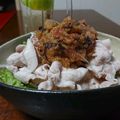 ダイナマイト漆黒's cooksnap of when they made 豚冷しゃぶ～梅肉おかか大根おろし醤油だれ.