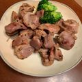 ☆mami's cooksnap of when they made 砂肝のガーリック炒め.