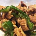 sugarCUBE☆'s cooksnap of when they made 味付け1つ、豚こまピーマンの生姜焼き。.