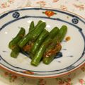 youtapapa's cooksnap of when they made ⭐️インゲンの梅肉ソース和え.