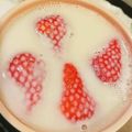 まぁぁちん's cooksnap of when they made 甘くて美味しい♡簡単いちご牛乳寒天♪♪.