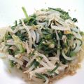 ヘタ子's cooksnap of when they made モヤシとニラの簡単カラシ醤油和え♪.