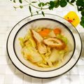 ももちゃんのれしぴ's cooksnap of when they made キャベツと竹輪の煮物.