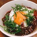 あんまかろん☆'s cooksnap of when they made 簡単！まぐろユッケ丼.