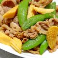 こむぎぱくぱく's cooksnap of when they made 豚肉とヤングコーンのカレー炒め.