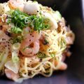 hiroerico's cooksnap of when they made クレイジーソルトで☆シーフード焼きそば.
