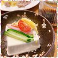 nakamucchi's cooksnap of when they made 冷やし中華風～冷奴♪.