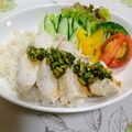 そられも's cooksnap of when they made ☆炊飯器レシピ・簡単カオマンガイ☆.